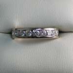 White Gold Band With 1 CTW In Diamonds