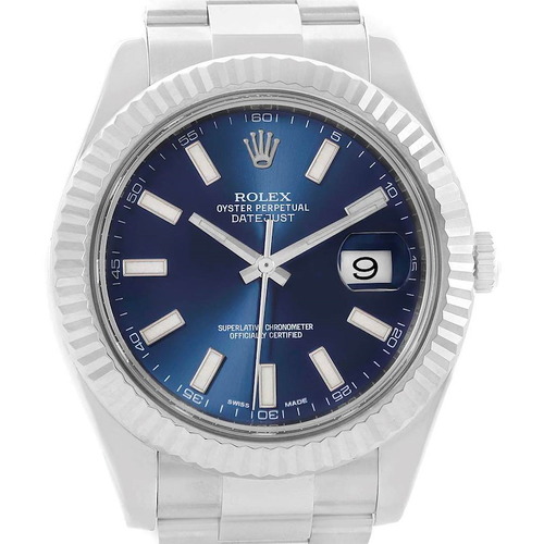 Rolex Datejust SS/White Gold Bezel